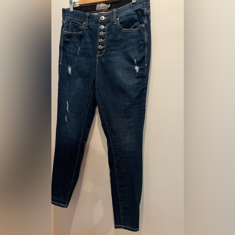 Torrid, 14R, Sky High Skinny Jeans - EUC - Picture 2 of 10